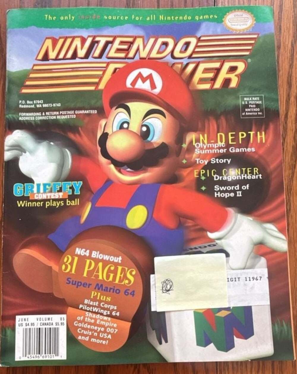 Nintendo Power Magazine Volume 85 June 1996 Super Mario 64 Issue, (61)